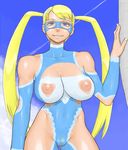  bb breasts capcom censored large_breasts lowres nipples paint pussy rainbow_mika street_fighter street_fighter_zero street_fighter_zero_3 