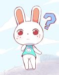  ? amimalcrossin animal_crossing anthro bottomless clothed clothing dress female genitals hi_res lagomorph leporid mammal nintendo pussy rabbit red_eyes ruby_(animal_crossing) solo upskirt video_games 