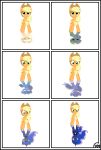  absurd_res applejack_(mlp) blonde_hair clothing comic equid female feral freckles friendship_is_magic gutovi-kun hair hat headgear headwear hi_res mammal my_little_pony orange_body princess_luna_(mlp) royalty simple_background white_background 