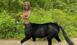  big_breasts breasts carrot centaur equid equid_taur equine eyewear female food glasses hair hulksmash31 hulksmash31_(artist) long_hair looking_at_viewer mammal mammal_taur plant solo strawberry_blonde_hair taur vegetable 