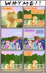  absurd_res applejack_(mlp) blonde_hair clothing comic dialogue english_text equid female feral fluttershy_(mlp) friendship_is_magic group gutovi-kun hair hat headgear headwear hi_res mammal my_little_pony orange_body outside pinkie_pie_(mlp) princess_luna_(mlp) rainbow_dash_(mlp) rarity_(mlp) text twilight_sparkle_(mlp) 