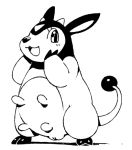  bovid bovine exed_eyes female genitals looking_at_viewer low_res mammal miltank monochrome nintendo open_mouth pok&eacute;mon pok&eacute;mon_(species) pussy simple_background solo video_games white_background 