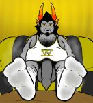  absurd_res aged_up alien arm_hair armpit_hair balls beard big_balls big_penis body_hair chest_hair clothed clothing damp excessive_hair facial_hair feet flaccid foot_fetish foot_focus foreshortening foreskin furniture genitals goatee hairy hairy_balls hi_res hiveswap homestuck huge_balls huge_penis humanoid hyper hyper_balls hyper_genitalia hyper_penis leg_hair legwear male mintgears ms_paint_adventures musk obese obese_male overweight overweight_male partially_clothed penis pubes pubes_exposed shirt sitting sitting_on_sofa smelly smelly_feet smelly_socks socked_feet socks sofa soles solo solo_focus tank_top topwear troll_(homestuck) uncut webcomic zebede_tongva 