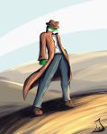  absurd_res alligator alligatorid anonymous_artist anthro clothed clothing cregon crocodile crocodilian crocodylid fedora field fully_clothed hat headgear headwear hi_res male pose reptile scalie shirt solo standing topwear white_clothing white_shirt white_topwear 