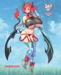  alternate_species animal_humanoid big_breasts blush bovid bovid_humanoid bovine bovine_humanoid breasts cattle_humanoid clothing female fungus hair horn horned_humanoid huge_breasts humanoid legwear mammal mammal_humanoid minecraft nipple_outline open_mouth panties pyra_(xenoblade) red_hair solo supersatanson thigh_highs underwear video_games xenoblade_chronicles_2 