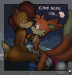  anthro archie_comics ardan_norgate breasts canid canine duo female fox hi_res kissing male male/female mammal miles_prower mostly_nude night nude rodent sally_acorn sciurid sitting sonic_the_hedgehog_(archie) sonic_the_hedgehog_(comics) sonic_the_hedgehog_(series) 