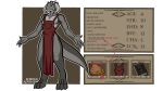  16:9 2019 3_toes 4_fingers alpha_channel anthro apron apron_only biped claws clothed clothing coin digital_media_(artwork) dragon english_text fingers gold_(metal) gold_coin grey_body hi_res horn kobold_adventure male model_sheet mostly_nude quitetricky red_eyes rolande_(kobold_adventure) scalie simple_background solo standing story story_in_description text toes transparent_background video_games widescreen 