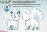  2020 absurd_res alolan_vulpix artist_name black_text_border character_name english_text featureless_crotch feral fur gender_symbol hi_res leg_markings markings model_sheet nintendo pok&eacute;mon pok&eacute;mon_(species) quadruped regional_form_(pok&eacute;mon) socks_(marking) species_name symbol text video_games white_body white_ears white_fur white_tail white_text winick-lim ♀ 