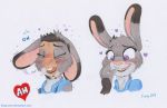  &lt;3 2019 anthro blush buckteeth disney english_text eyelashes female foxx gender_transformation grey_body hair happy human_to_anthro judy_hopps lagomorph leporid male mammal mtf_transformation open_mouth purple_eyes rabbit signature simple_background species_transformation teeth text tf_into_fictional_character transformation url white_background zootopia 