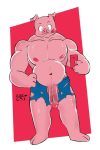  anthro big_penis domestic_pig dr_pig ejekt64 genitals growth male male/male mammal muscle_growth penis solo suid suina sus_(pig) 
