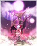  bad_id bad_pixiv_id bat_wings highres maryquant red_eyes remilia_scarlet short_hair silver_hair solo touhou wings 