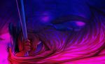  2020 black_hair blue_eyes digital_media_(artwork) dragon hair hi_res horn membrane_(anatomy) membranous_wings neothetaa red_body red_scales scales scalie spines western_dragon wings 