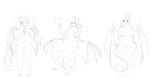  anthro balls breast_growth breasts curvy_figure dragon erection felicer female gender_transformation genitals hi_res hip_expansion horn male membrane_(anatomy) membranous_wings monochrome mtf_transformation nipples nude penis pussy sequence solo thigh_expansion transformation unfinished vi voluptuous wide_hips wings 