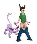  anthro balls claws duo eeveelution espeon feral gender_transformation genitals hi_res male mtf_transformation nintendo paws penis pok&eacute;mon pok&eacute;mon_(species) species_transformation tomek1000 transformation umbreon video_games 