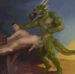  2019 5_fingers abs anal anal_orgasm anal_penetration anthro anthro_domination anthro_penetrating anthro_penetrating_human anus argonian backsack balls bethesda_softworks biceps big_penis biped bodily_fluids butt claws clenched_teeth clothing cum cum_drip cum_in_ass cum_inside cum_on_balls cum_on_penis cum_string cum_while_penetrated dripping duo ejaculation erection facial_hair fangs fingers from_behind_position furniture genital_fluids genitals green_body green_scales hair hands-free hat headgear headwear hi_res holding_partner horn human human_on_anthro human_penetrated humanoid_genitalia humanoid_penis interspecies looking_at_another looking_at_partner looking_back lying male male/male male_penetrated male_penetrating male_penetrating_male mammal multicolored_body multicolored_scales multicolored_tail muscular muscular_arms muscular_legs muscular_male navel nipples nude on_front open_mouth orcfun pecs penetration penis perineum saliva scales scalie sex sharp_teeth simple_background size_difference skyrim spikes standing table teeth the_elder_scrolls toe_claws toes tongue triceps video_games yellow_eyes 