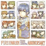  6+boys 6+girls alm_(fire_emblem) anniversary banira_(ri0115ka) belt blue_eyes blue_hair brown_eyes brown_gloves brown_hair byleth_(fire_emblem) byleth_(fire_emblem)_(female) byleth_(fire_emblem)_(male) celica_(fire_emblem) chrom_(fire_emblem) closed_eyes closed_mouth corrin_(fire_emblem) corrin_(fire_emblem)_(female) corrin_(fire_emblem)_(male) earrings eirika_(fire_emblem) eliwood_(fire_emblem) ephraim_(fire_emblem) fingerless_gloves fire_emblem fire_emblem:_genealogy_of_the_holy_war fire_emblem:_mystery_of_the_emblem fire_emblem:_path_of_radiance fire_emblem:_radiant_dawn fire_emblem:_the_binding_blade fire_emblem:_the_blazing_blade fire_emblem:_the_sacred_stones fire_emblem:_three_houses fire_emblem_awakening fire_emblem_echoes:_shadows_of_valentia fire_emblem_fates gloves green_eyes green_hair green_headband grin hairband headband ike_(fire_emblem) jewelry leif_(fire_emblem) long_hair marth_(fire_emblem) micaiah_(fire_emblem) multiple_boys multiple_girls one_eye_closed open_mouth pointy_ears red_eyes red_hair robin_(fire_emblem) robin_(fire_emblem)_(male) roy_(fire_emblem) seliph_(fire_emblem) short_hair smile sothis_(fire_emblem) tiara twitter_username white_hair white_headband 