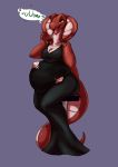  absurd_res anthro belly big_belly breasts burping cleavage clothed clothing dress fangs female female_pred forked_tongue hi_res open_mouth oral_vore reptile scalie sitting snake solo tongue torn_clothing unknown_artist vore 