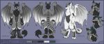  anthro digitigrade dragon fur furred_dragon hi_res horn male pawpads skepsisfox solo standing tail_tuft thick_tail tuft wings 