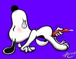  absurd_res bodily_fluids canid canine canis cum domestic_dog feral genital_fluids hi_res invalid_tag knot lobofeo male mammal masturbation peanuts_(comic) snoopy solo 
