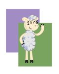  3_fingers anthro bovid caprine domestic_sheep el_se&ntilde;or_erizo eyelashes female fingers hi_res mammal pillow_ana sheep simple_background smile solo whool 