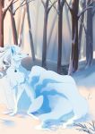  alolan_ninetales canid canine collar conditional_dnp female forest fox hope_vinkolt iguky-neky kanji mammal nintendo pok&eacute;mon pok&eacute;mon_(species) regional_form_(pok&eacute;mon) solo tree video_games winter 