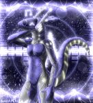  android anthro blue_body blue_eyes digital_media_(artwork) dragon fingers hi_res line_art machine male music raised_tail robot sharperit simple_background solo synth synth_(vader-san) synthetic technology 