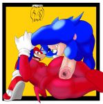  anal ancient-onyx anthro anus balls butt duo genitals hi_res knuckles_the_echidna leg_grab male male/male nipples penis sonic_the_hedgehog sonic_the_hedgehog_(series) translucent 