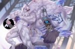  abdominal_bulge abs anal anal_penetration anthro balls biceps big_claws big_penis blue_eyes braided_hair claws duo felid fluffy forest from_behind_position fur genitals glowing glowing_eyes hair humanoid_genitalia humanoid_penis ice larger_male league_of_legends lion male male/male male_penetrated male_penetrating male_penetrating_male mammal muscular muscular_male muscular_thighs nipples open_mouth outside pantherine pecs penetration penis pubes raccoon21 rengar_(lol) riot_games sex size_difference smaller_male snow spikes standing standing_sex tattoo tree ursid video_games volibear white_body white_fur 