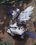  absol claws commentary creature english_commentary full_body gen_3_pokemon highres mega_absol mega_pokemon no_humans pinkgermy pokemon pokemon_(creature) signature solo 
