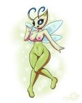  4:5 arthropod breasts celebi female genitals latiar legendary_pok&eacute;mon looking_at_viewer navel nintendo nipples nude one_eye_closed pok&eacute;mon pok&eacute;mon_(species) pussy solo video_games wings wink 