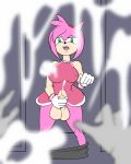  4:5 absurd_res after_masturbation after_orgasm ambiguous_gender amy_rose anthro balls big_balls bodily_fluids clothed clothing crossgender cum cum_on_face cum_on_viewer duo ejaculation eulipotyphlan female_(lore) first_person_view genital_fluids genitals gynomorph gynomorph/ambiguous hand_on_penis hedgehog hi_res intersex intersex/ambiguous mammal pants_down partially_clothed skyearts solo_focus sonic_the_hedgehog_(series) walk-in 