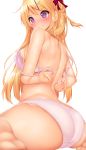  ass bra kin&#039;iro_mosaic kujou_karen minato_(ojitan_gozaru) pantsu undressing 