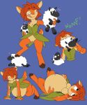  activision anthro anthro_pred belly big_belly bovid breasts brown_hair caprine clothing elora faun featureless_breasts female female_pred feral feral_prey fur hair hi_res mammal oral_vore orange_body orange_fur sheep simple_background solo spyro_the_dragon text tongue tongue_out unknown_artist video_games vore wide_hips 