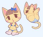  1girl animal_ears bikini cat_ears doubutsu_no_mori solo swimsuit 