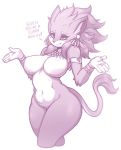  2020 anthro belladonna_(trials_of_mana) big_breasts breasts ear_piercing ear_ring english_text felid female fur genitals looking_at_viewer mammal mana_(series) open_mouth piercing presenting pussy secretly_saucy solo square_enix text tongue trials_of_mana video_games 