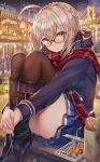  fate/grand_order heroine_x_alter megane pantsu seifuku thighhighs torino_akua 