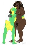  anthro ashwolves5 bovid caleb caprine cuddling duo goat herm hi_res hug humanoid intersex male mammal ursid 
