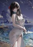  bikini dress haori_iori see_through swimsuits wet_clothes 