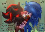  after_kiss anal anal_fingering anthro anthro_on_anthro blue_text blush bodily_fluids breath butt clothing duo eulipotyphlan fingering gloves handwear hedgehog hi_res krazyelf mammal mostly_nude rear_view saliva saliva_string shadow_the_hedgehog sonic_the_hedgehog sonic_the_hedgehog_(series) teeth text tongue white_clothing white_gloves 