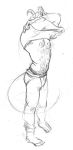  absurd_res anthro armpit_hair body_hair clothed clothing clothing_lift fingers hi_res male mammal miikesobi monochrome murid murine nipples rat rodent shirt shirt_lift sketch solo topwear underwear undressing 