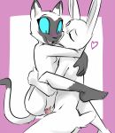  2017 anthro anthro_on_anthro anthro_penetrated anthro_penetrating anthro_penetrating_anthro blush bucky_(the_sunfish) domestic_cat duo erection felid feline felis female female_penetrated genitals kissing_cheek lagomorph leporid male male/female male_penetrating male_penetrating_female mammal nude open_mouth open_smile penetration penis penis_in_pussy rabbit sam_(the_sunfish) sex smile the_sunfish toxoglossa vaginal vaginal_penetration 