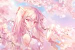  cherry_blossoms close flowers hatsune_miku qie_(25832912) vocaloid 