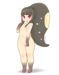  2020 4_fingers blush breasts female fingers genitals humanoid kionant looking_at_viewer mawile nintendo nipples nude pok&eacute;mon pok&eacute;mon_(species) pussy red_eyes signature smile solo video_games 