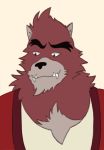  anthro bust_portrait clothed clothing hi_res kumatetsu male mammal portrait solo tatsune the_boy_and_the_beast ursid 