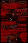  2017 2:3 canid canine comic detailed_background digital_media_(artwork) english_text feathered_wings feathers fur hi_res mammal red_body red_eyes red_feathers red_fur soulsplosion text wings 