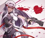  blood gun last_origin long_hair romocha_(hosachi3784) weapon 
