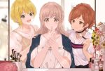  breast_hold duffy houjou_karen miyamoto_frederica saionji_kotoka the_idolm@ster the_idolm@ster_cinderella_girls 