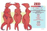  2020 absurd_res anthro areola balls big_nipples bodily_fluids breast_milking breast_size breasts dick_size digital_media_(artwork) driiadi english_text fetishes frenum_ladder frenum_piercing genital_piercing genitals gynomorph hi_res horn intersex kobold lactating lizard model_sheet nipples nude penis penis_piercing piercing reference_guide reference_image reptile scalie sexuality simple_background slightly_chubby small_penis smile solo text thick_thighs wide_hips zed_(scales) 