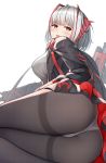  arknights ass gei_daipf horns pantsu pantyhose thong w_(arknights) 