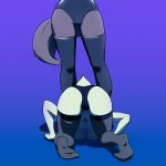  1:1 aikaanarchy all_fours anthro anthro_on_anthro beastars boots breast_squish breasts butt camel_toe canid canine canis clothed clothing domination dominatrix duo faceless_female female female/female female_domination footwear haru_(beastars) hi_res interspecies juno_(beastars) lagomorph legwear leporid mammal predator/prey purple_background rabbit simple_background squish stockings submissive submissive_female thigh_boots thigh_highs topless wolf 